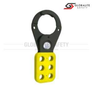 Vinyl Coated Lockout Hasp – Premier – Yellow & Black